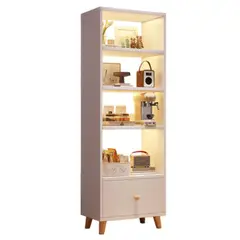 DETODOYMAS - Estante Librero 30x50x180cm Blanco Chic Home - Blanco