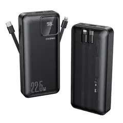 KBOD - Batería Power Bank 20000mah Md-12412 Panel Digital Negro