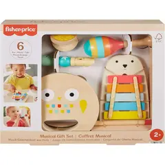 FISHER PRICE - Mi Primera Banda Kit De Instrumentos Musicales De Madera