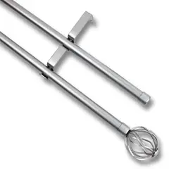 GUIZA - Barras De Cortina 19mm Extensibles Metálicas 160-300 Cm