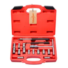 ESHOPANGIE - Set Escariador Asiento Inyectores Diesel Universal 17 Piezas