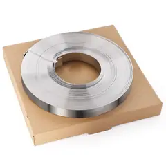 GENERICO - Rollo De Flejado Cinta O Fleje Acero Inoxidable 1/2 X 30 Mts Flejado