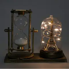 EDWINAYY - Reloj De Arena Con Temporizador De Torre De Luz Estatua De