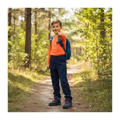 EKOL TACTICA MILITAR - Pantalón Softshell Para Niños Con Micropolar Senderismo