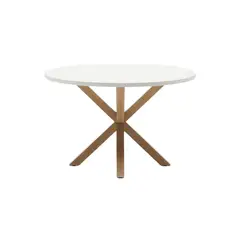 HABITA2 CHILE - Mesa de comedor en MDF redonda Nordic Blanco- 100 cm