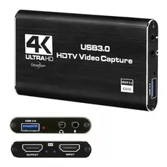 OFERTABKN - Capturadora Video Hdtv 4k Ultra Audio Mic In Streaming 3.0
