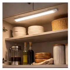 GENERICO - Barra LED Sensor - Recargable / USB / Luz Fría / 32 cm de Largo