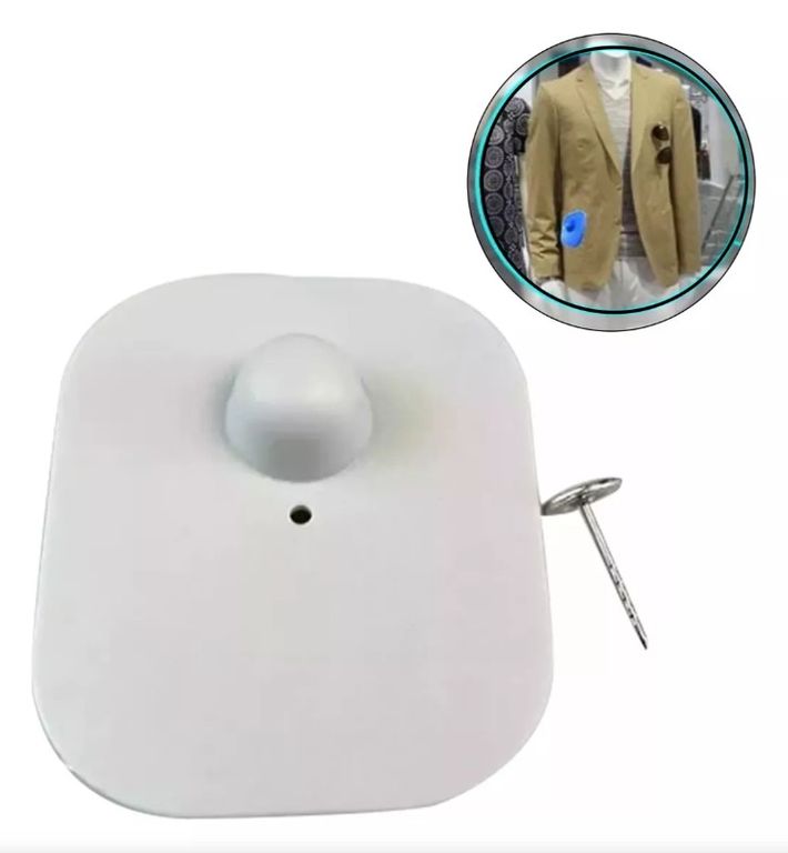 100 Alarmas Sensor Con Pin Antirrobo Ropa Am 8.2mhz
