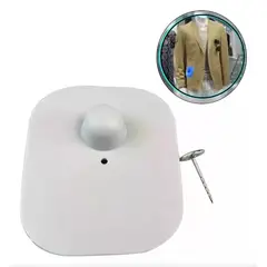 GENERICO - 100 Alarmas Sensor Con Pin Antirrobo Ropa Am 8.2mhz