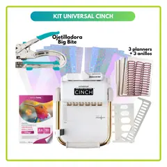 AMERICAN CRAFTS - Encuadernadora UNIVERSAL CINCH + INSUMOS 08