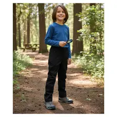 EKOL TACTICA MILITAR - Pantalón Softshell Para Niños Con Micropolar Senderismo