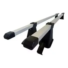 LISM - Barras Porta Equipaje Parrilla Auto Techo Universal Gris