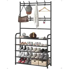 EVERSO - Zapatero Organizador Colgador Zapatos Armario Perchero Color Negro