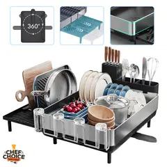 CHEFCHOICE - Secaplatos Escurridor Extendible Acero Inoxidable