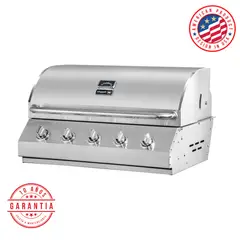 KING GRILL - Parrilla A gas Empotrada 5 Quemadores