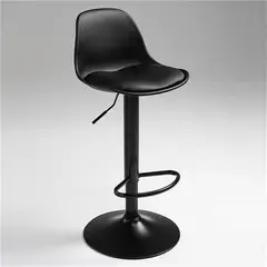 HABITA2 CHILE - Taburete elegante altura regulable Moby - Negro