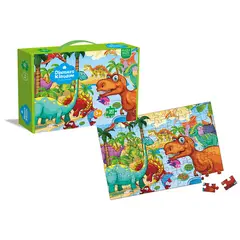 VADELL - Puzzle Infantil 180 piezas Reino de Dinosaurios