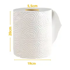 GENERICO - Toalla De Papel Absorbente Alba Hogar 2 x 250mtrs