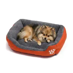 MASCO TODO - Cama Ultrasuave para mascotas Color Naranja Talla M