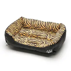MASCO TODO - Cama Ultrasuave para mascotas Animal Print Tigre Talla M
