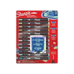 SHARPIE - 12 Marcadores Acrílicos Punta Bala Tonos Tierra