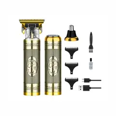GENERICO - Set Cortadora De Pelo Rasuradora 3 En 1 Inalámbrica