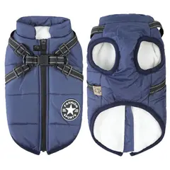 MASCO TODO - Parka Chaqueta Impermeable Perro Talla XL Azul