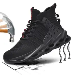 SHANDIAN - Zapatos Seguridad Casual Hombre Negro