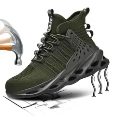 SHANDIAN - Zapatos Seguridad Casual Hombre Negro