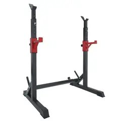 MUNDO MAGIA - Squat Rack Barra Sentadillas Color Negro Fitness Con Niveles