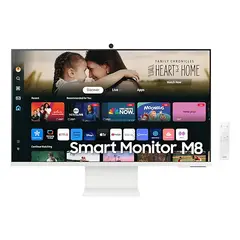 SAMSUNG - Monitor 32 Plano M8 M80D UHD Smart LS32DM801ULXZS