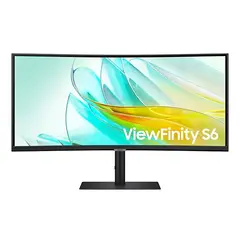 SAMSUNG - Monitor 34 Curvo ViewFinity S6 S65UC QHD LS34C650UALXZS