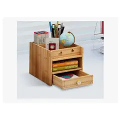 GENERICO - Elevador Base Soporte Monitor + Organizador De Escritorio