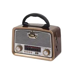 GENERICO - Radio Portátil Recargable Am Fm Sw Usb Memoria Mp3 Bluetooth