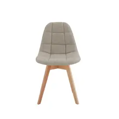 HABITA2 CHILE - Silla Comedor Capitone Lino - Beige