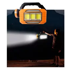 GENERICO - Linterna emergencia solar USB recargable Powerbank