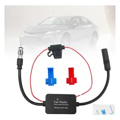 GENERICO - Antena De Radio De Coche De 12 V Fmam Amplificador De Señal