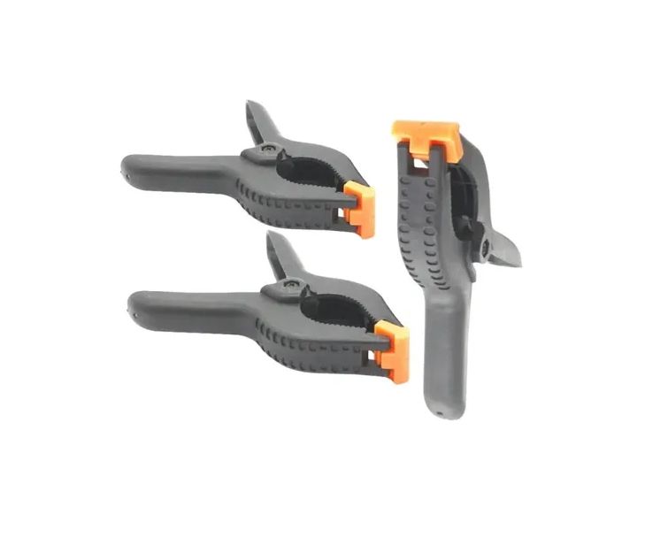 2 Pinzas De Resorte Herramienta Carpintería Plástica 6in