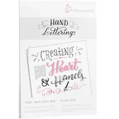 HAHNEMUHLE - Block Hand Lettering 170gr 25hjs A4 21x29cm