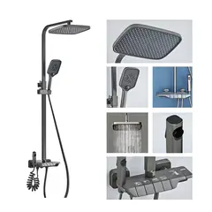 SHOP EHOME BAG - Columna de Ducha Moderna 4 Funciones con Llave Tipo Piano y Bidet