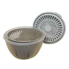 TITIZ - Centrifuga De Lechuga Verduras y Frutas 45L Marrón