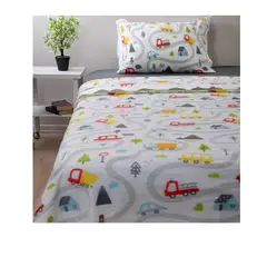 DORAL - Juego de sabana infantil polar camionesv 1.5 plaza