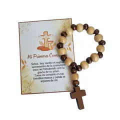 GENERICO - Recuerdos de Primera Comunion Encintados 12 Denarios + Tarjetas