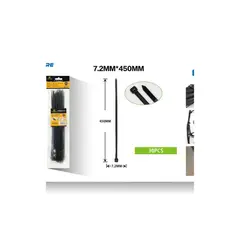 GENERICO - AMARRE DE PLÁSTICO BRIDA 30PCS 7MM X 450MM