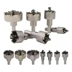 GENERICO - 13 Brocas Copa Sierra Hss De Carburo Para 16-53mm