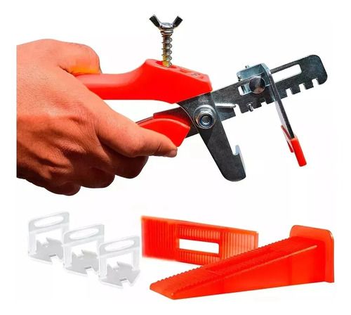 Kit Nivelador Cerámicos 100 Cuñas + 100 Clips 15mm +alicate
