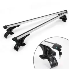 LISM - Barras Porta Equipaje Parrilla Auto Techo Universal + Llave