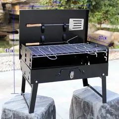 LISM - Mini Estufa Parrilla Parrillera Plegable Barbacoa Utensilio