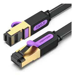 VENTION - Cable De Red Cat7 - 15 Metros Flat - Gigaethernet