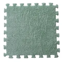CRUSEC - Pack 6 Alfombra Bloque Felpa Living Dormitorio Invierno Home